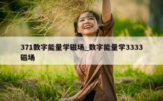 371 数字能量学磁场_数字能量学 3333 磁场