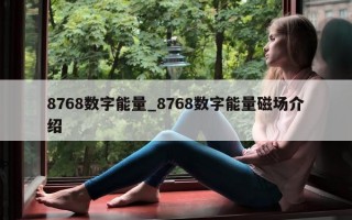 8768 数字能量_8768 数字能量磁场介绍