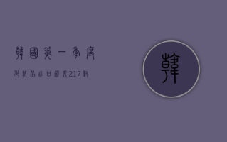 韩国第一季度化妆品出口飙升 21.7%，对华出口超 6 亿美元