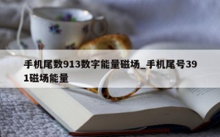 手机尾数 913 数字能量磁场_手机尾号 391 磁场能量