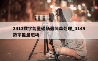 2413 数字能量磁场最简单处理_3149 数字能量磁场