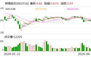 辉隆股份：2024 年第一季度净利润 1.10 亿元 同比下降 29.75%