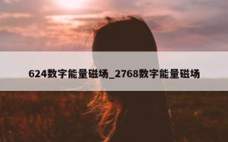 624 数字能量磁场_2768 数字能量磁场