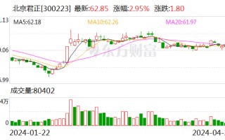 北京君正：2024 年第一季度净利润 8725.99 万元 同比下降 23.90%