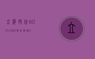 立霸股份 (603519.SH)：累计耗资 3173.7 万元回购 0.96% 股份