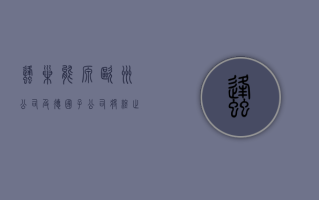 蜂巢能源欧洲公司及德国子公司将终止运营，明年 1 月 31 日生效