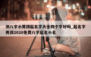 测八字小男孩起名字大全四个字好吗_起名字男孩 2020 免费八字起名小名