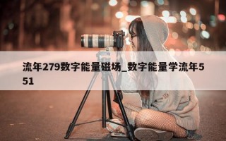 流年 279 数字能量磁场_数字能量学流年 551