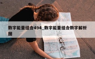 数字能量组合 494_数字能量组合数字解析图