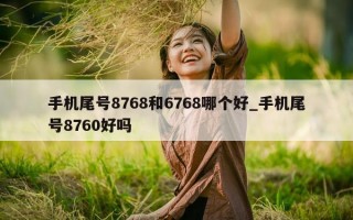 手机尾号 8768 和 6768 哪个好_手机尾号 8760 好吗