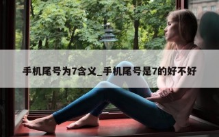 手机尾号为 7 含义_手机尾号是 7 的好不好