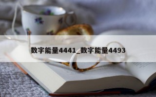 数字能量 4441_数字能量 4493