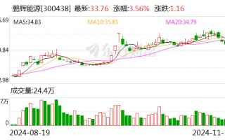 鹏辉能源：拟 50 亿元投建储能电芯等项目