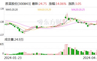 胜蓝股份：2024 年第一季度净利润 2177.39 万元 同比增长 14.66%