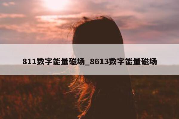 811 数字能量磁场_8613 数字能量磁场 - 第 1 张图片 - 小家生活风水网