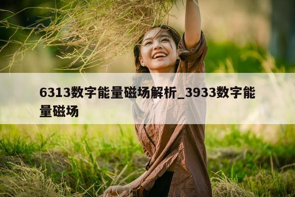 6313 数字能量磁场解析_3933 数字能量磁场 - 第 1 张图片 - 小家生活风水网