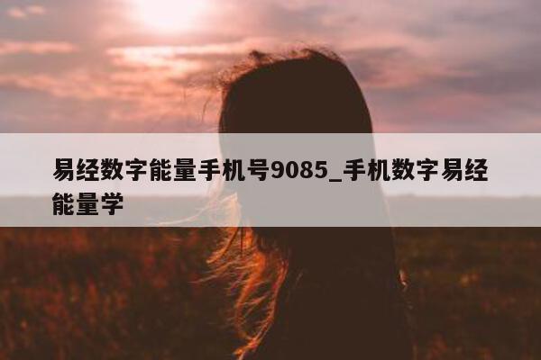 易经数字能量手机号 9085_手机数字易经能量学 - 第 1 张图片 - 小家生活风水网