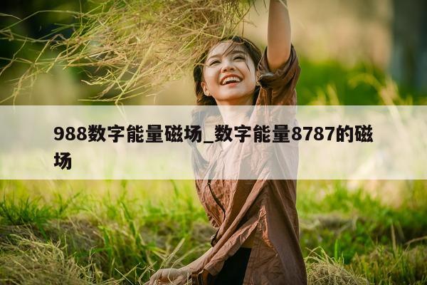 988 数字能量磁场_数字能量 8787 的磁场 - 第 1 张图片 - 小家生活风水网