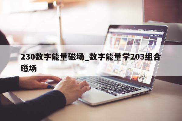 230 数字能量磁场_数字能量学 203 组合磁场 - 第 1 张图片 - 小家生活风水网