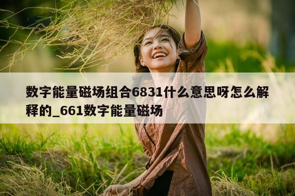 数字能量磁场组合 6831 什么意思呀怎么解释的_661 数字能量磁场 - 第 1 张图片 - 小家生活风水网