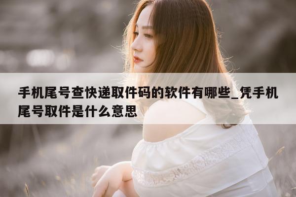 手机尾号查快递取件码的软件有哪些_凭手机尾号取件是什么意思 - 第 1 张图片 - 小家生活风水网