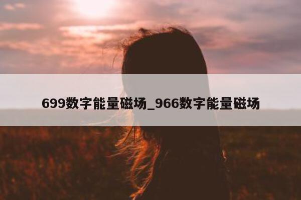 699 数字能量磁场_966 数字能量磁场 - 第 1 张图片 - 小家生活风水网