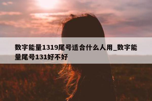 数字能量 1319 尾号适合什么人用_数字能量尾号 131 好不好 - 第 1 张图片 - 小家生活风水网