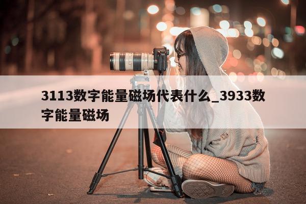 3113 数字能量磁场代表什么_3933 数字能量磁场 - 第 1 张图片 - 小家生活风水网