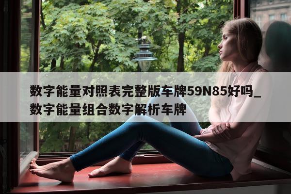 数字能量对照表完整版车牌 59N85 好吗_数字能量组合数字解析车牌 - 第 1 张图片 - 小家生活风水网