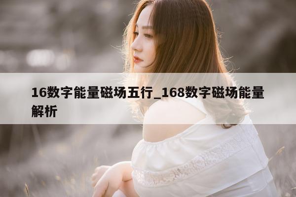 16 数字能量磁场五行_168 数字磁场能量解析 - 第 1 张图片 - 小家生活风水网