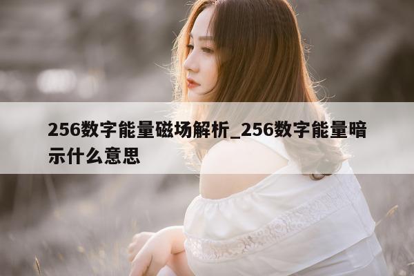 256 数字能量磁场解析_256 数字能量暗示什么意思 - 第 1 张图片 - 小家生活风水网