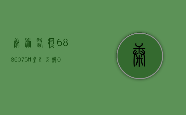 康众医疗(688607.SH)：累计回购 0.8371% 股份 - 第 1 张图片 - 小家生活风水网