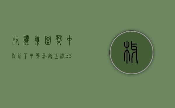 椰丰集团盘中异动 下午盘急速上涨 5.56% 报 0.057 港元 - 第 1 张图片 - 小家生活风水网