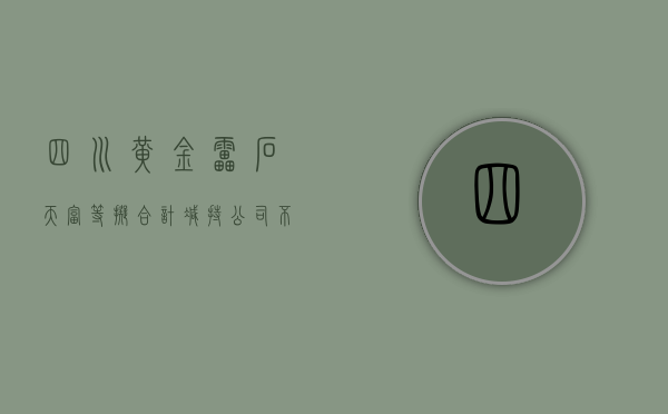 四川黄金：雷石天富等拟合计减持公司不超 3% 股份 - 第 1 张图片 - 小家生活风水网