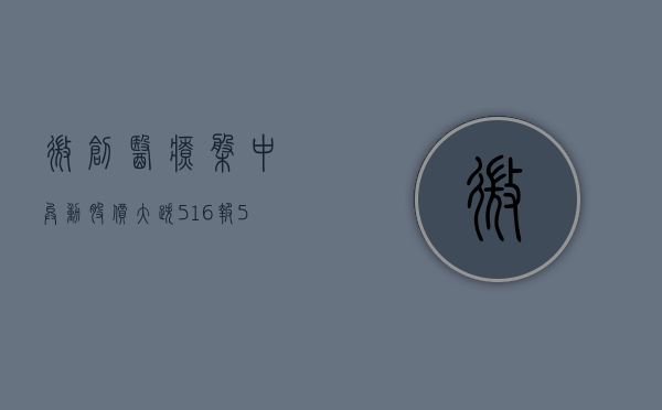 微创医疗盘中异动 股价大跌 5.16% 报 5.330 港元 - 第 1 张图片 - 小家生活风水网