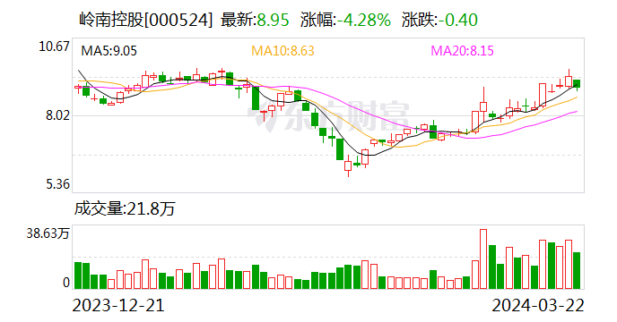 岭南控股：2023 年盈利 6883.78 万元 同比扭亏 - 第 1 张图片 - 小家生活风水网