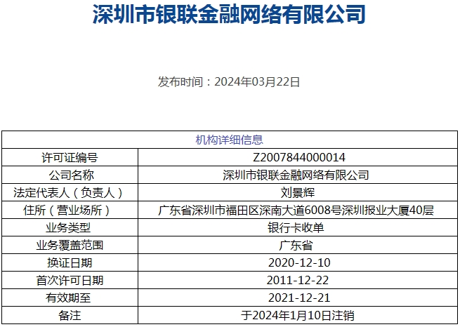 子公司注销支付牌照 银联商务再“瘦身”- 第 1 张图片 - 小家生活风水网