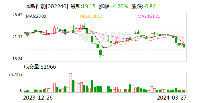 盛新锂能 2023 年业绩回落 将继续加大锂电领域投入 - 第 1 张图片 - 小家生活风水网