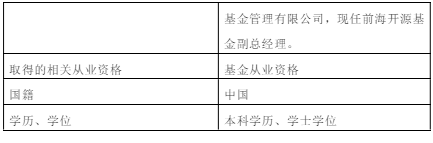 前海开源基金新任王厚琼为副总经理 曾任职于南方证券南方基金 - 第 2 张图片 - 小家生活风水网