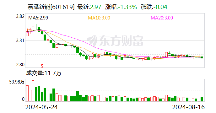 嘉泽新能上半年盈利 4.12 亿元 拟中期分红 10 派 0.1 元 - 第 1 张图片 - 小家生活风水网