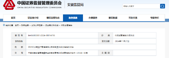 从事业务活动中多方面违规 上瑞资产管理遭监管责令改正 - 第 1 张图片 - 小家生活风水网